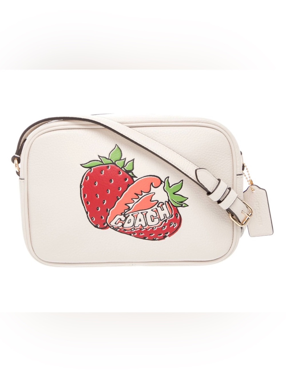 COACH Jamie Camera Bag Strawberry Motif